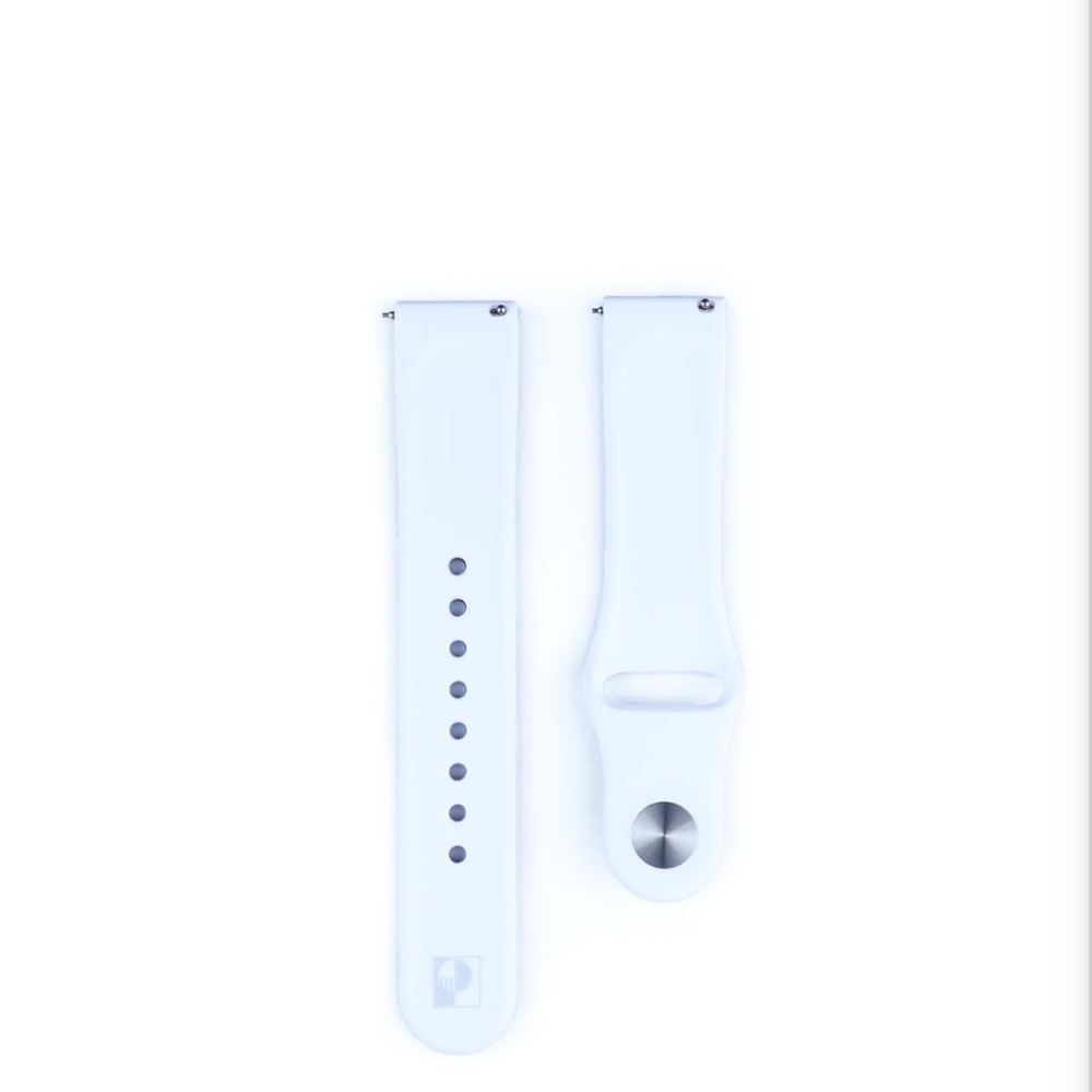 Project Watches White Silicone Band 20mm